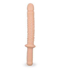 Load image into Gallery viewer, Realistischer gerillter Doppeldildo Damocles