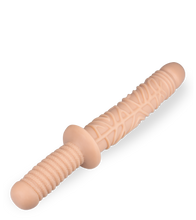 Load image into Gallery viewer, Realistischer gerillter Doppeldildo Damocles