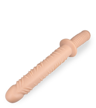 Load image into Gallery viewer, Realistischer gerillter Doppeldildo Damocles