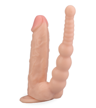 Load image into Gallery viewer, Realistischer Saugnapf-Dildo mit Analplug Wilfried