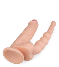 Load image into Gallery viewer, Realistischer Saugnapf-Dildo mit Analplug Wilfried