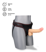 Load image into Gallery viewer, Realistischer Strapon-Dildo Chief