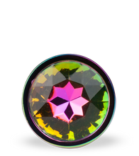 Load image into Gallery viewer, Regenbogenfarbener Rosebud-Analschmuck
