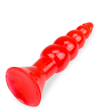 Load image into Gallery viewer, Roter Analplug Jelly Rocket
