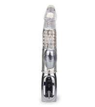 Load image into Gallery viewer, Rotierender Rabbit-Vibrator Silver Pleasure