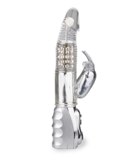 Load image into Gallery viewer, Rotierender Rabbit-Vibrator Silver Pleasure