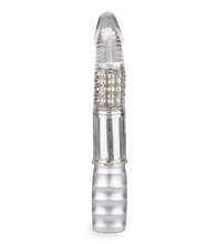 Load image into Gallery viewer, Rotierender Rabbit-Vibrator Silver Pleasure