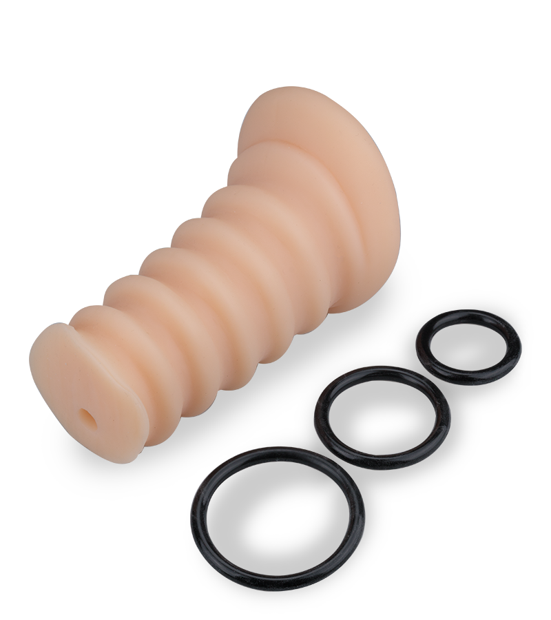 Sextoy-Kombipaket mit Kunstmuschi und 3 Penisringen