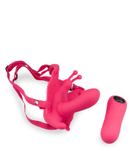Load image into Gallery viewer, Slip-Vibrator aus Silikon mit Innendildo, 30 Modi
