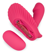Load image into Gallery viewer, Slip-Vibrator mit Innendildo in Muschelform