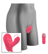 Load image into Gallery viewer, Slip-Vibrator mit Innendildo in Muschelform