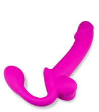 Load image into Gallery viewer, Strapless Strapon aus Silikon mit Spritzfunktion Nightlong