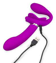 Load image into Gallery viewer, Strapless Strapon mit 12 Modi Butterfly