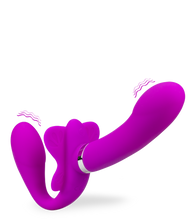 Load image into Gallery viewer, Strapless Strapon mit 12 Modi Butterfly