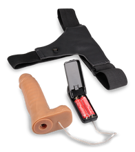 Load image into Gallery viewer, Strapon-Dildo mit Vibration Lucky