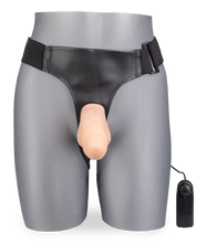 Load image into Gallery viewer, Strapon-Vibrator Tucker 17 cm