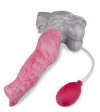 Load image into Gallery viewer, Tier-Spritzdildo mit Saugnapf Wolf