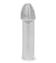 Load image into Gallery viewer, Transparente Penishülle Super Wavy