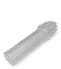 Load image into Gallery viewer, Transparente Penishülle Super Wavy