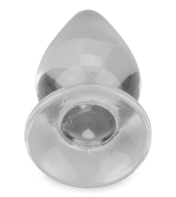 Load image into Gallery viewer, Transparenter Buttplug mit Saugfuß Softy
