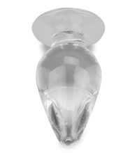 Load image into Gallery viewer, Transparenter Buttplug mit Saugfuß Softy