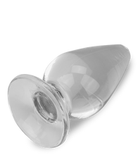 Load image into Gallery viewer, Transparenter Buttplug mit Saugfuß Softy