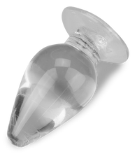 Load image into Gallery viewer, Transparenter Buttplug mit Saugfuß Softy