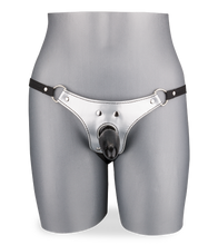 Load image into Gallery viewer, Umschnalldildo mit Analplug