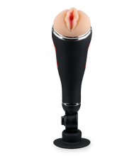 Load image into Gallery viewer, Vagina-Masturbator mit Vibrationsfunktion und Saugfuß