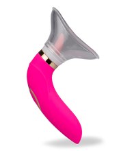 Load image into Gallery viewer, Vagina-Pumpe mit Cunnilingus-Effekt, 2 Aufsätze
