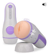 Load image into Gallery viewer, Vagina-Stoßmasturbator mit Super-Sucker-Airbag