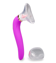 Load image into Gallery viewer, Vaginapumpe mit Zunge und Vibrator Destiny