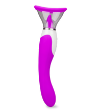 Load image into Gallery viewer, Vaginapumpe mit Zunge und Vibrator Torch