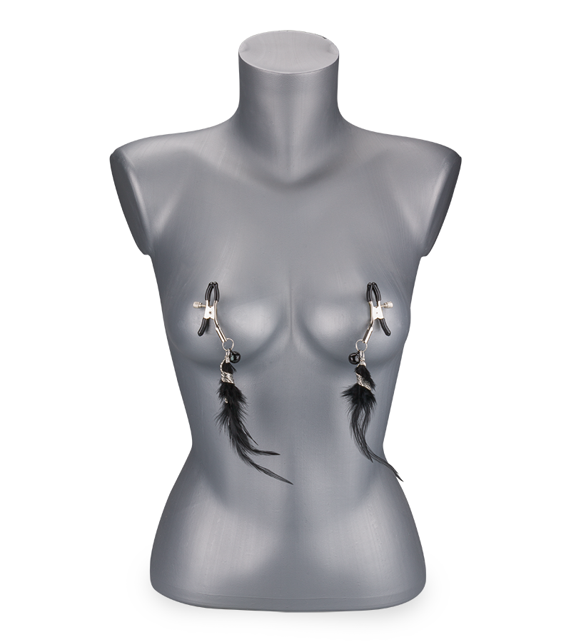 Verstellbare Nippelklemmen Black Bird