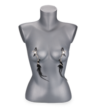 Load image into Gallery viewer, Verstellbare Nippelklemmen Black Bird