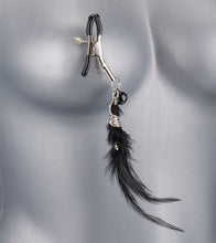 Load image into Gallery viewer, Verstellbare Nippelklemmen Black Bird
