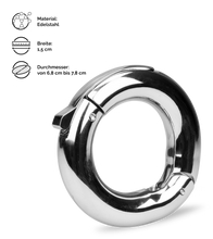 Load image into Gallery viewer, Verstellbarer Cockring aus Edelstahl Havy