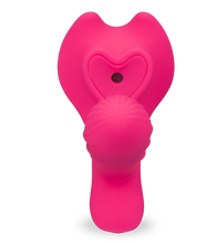 Load image into Gallery viewer, Vibrating Panty mit Druckwellen und Innendildo