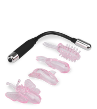 Load image into Gallery viewer, Vibrator mit 4 Aufsätzen
