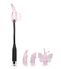 Load image into Gallery viewer, Vibrator mit 4 Aufsätzen