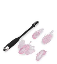 Load image into Gallery viewer, Vibrator mit 4 Aufsätzen