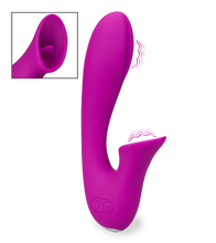 Load image into Gallery viewer, Vibrator mit Cunnilingus-Zunge 12 Modi