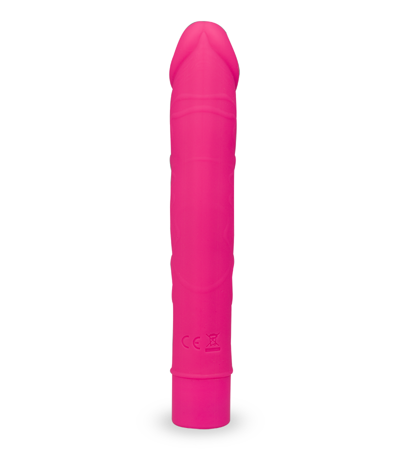 Vibrator mit geadertem Schaft 10 Modi