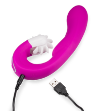 Load image into Gallery viewer, Vibrator mit Klitorisstimulator Alicia
