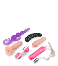 Load image into Gallery viewer, Vibrator-Set mit 5 Sextoys