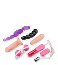 Load image into Gallery viewer, Vibrator-Set mit 5 Sextoys