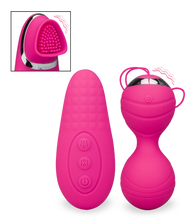 Load image into Gallery viewer, Vibrierende Liebeskugeln mit Vibrator-Fernbedienung