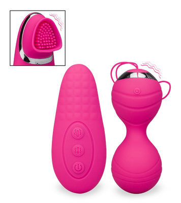 Vibrierende Liebeskugeln mit Vibrator-Fernbedienung