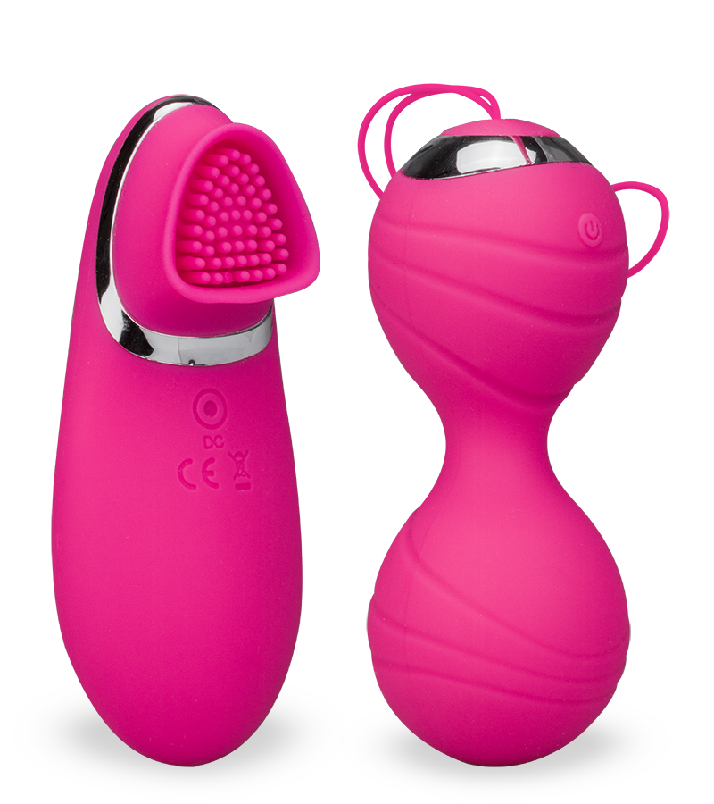 Vibrierende Liebeskugeln mit Vibrator-Fernbedienung