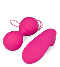 Load image into Gallery viewer, Vibrierende Liebeskugeln mit Vibrator-Fernbedienung
